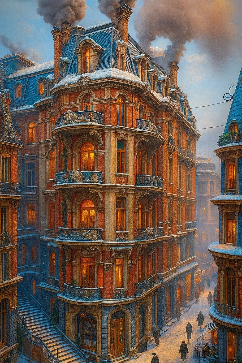 The lens-crowned city — concept study