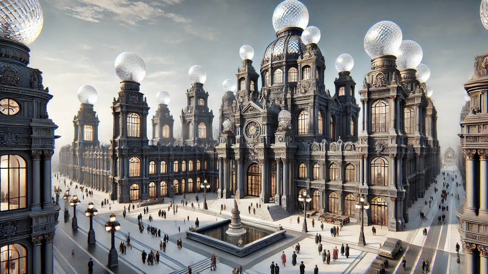 The lens-crowned city — concept study