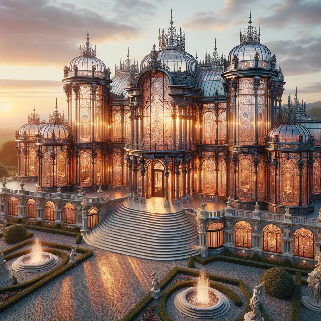The lens-crowned city — concept study
