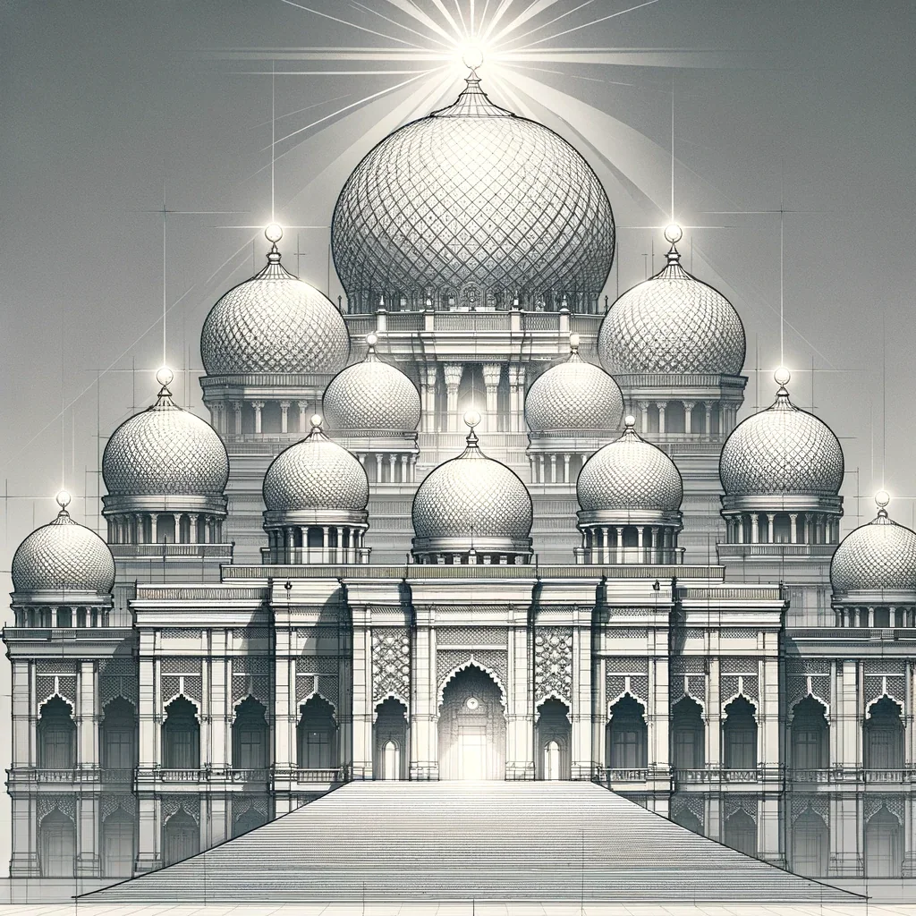 The lens-crowned city — concept study