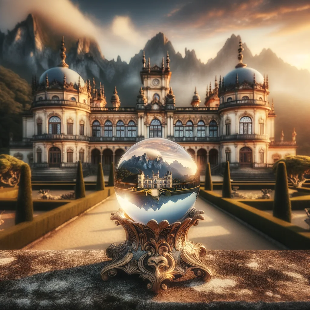 The lens-crowned city — concept study